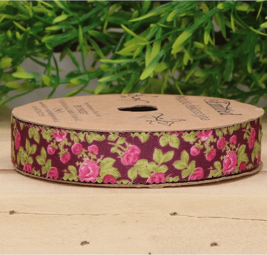 Selbstklebendes Dekorationsband 1Stück Lila mit Blumen
