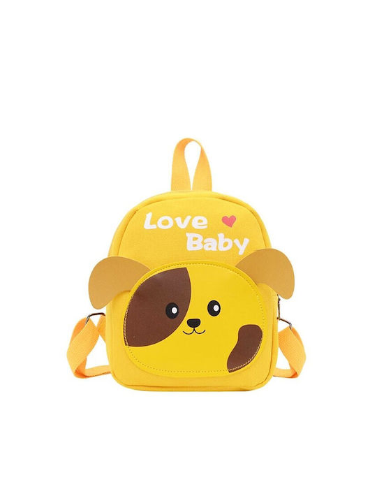 Kids Bag Backpack Yellow 20cmx10cmx24cmcm