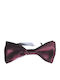 Afoi Giannakopouloi Kids' Fabric Bow Tie Burgundy