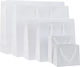 Paper Packaging Bags with Cord White 12x14x6.5cm 250pcs