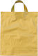 Plastic Packaging Bags with Handle Gold 50x38x6cm 20kg