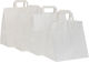 Paper Packaging Bags with Handle White 25x26x17cm 250pcs