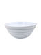 Plastic Salad Bowl White 22x22cm