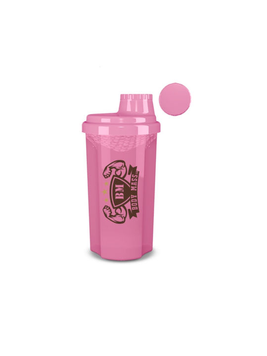 Shaker Πρωτεΐνης 700ml Πλαστικό Ροζ