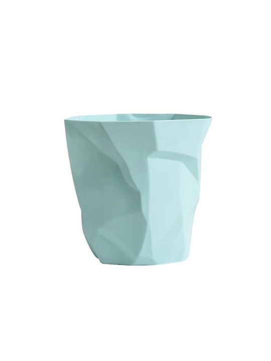 Plastic Coș de gunoi de birou Tatty 10lt Albastru deschis 26x26x27cm