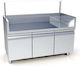 Lappas Dulap de pregătire cu uși deschise 125x70x141cm