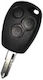 Car Key Shell with Blade with 3 Buttons Ne72 for Renault