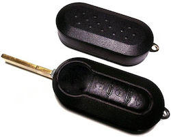 Foldable Car Key Shell with Blade with 3 Buttons for Fiat