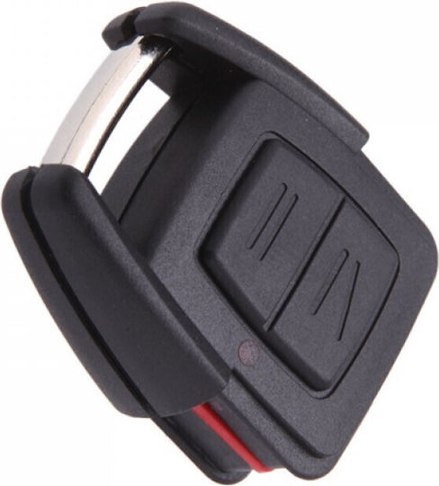 Car Key Shell with Blade with 2 Buttons for Opel
