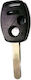 Car Key Shell with Blade with 3 Buttons for Honda