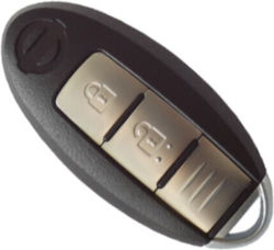Car Key Shell with Blade with 2 Buttons Key for Nissan / Smart