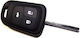 Car Key Shell with Blade with 3 Buttons for Opel