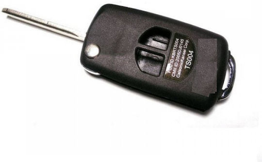Foldable Car Key Shell with Blade with 2 Buttons for Suzuki