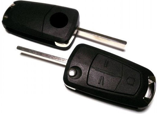 Foldable Car Key Shell with Blade with 3 Buttons Hu100 for Opel
