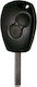 Car Key Shell with Blade with 2 Buttons for Renault