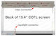LG 15.4 Inch Glossy Laptop Monitor LP154W01
