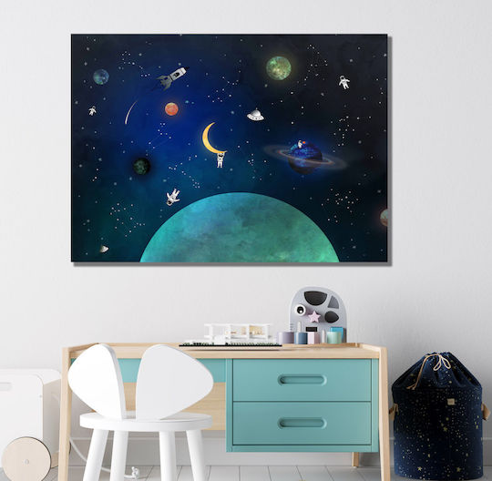 Weltraum 95x65cm