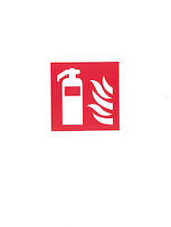 Πινακίδα "Πυροσβεστήρας" Αυτοκόλλητη PIN052