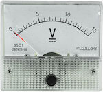 Electric Panel Voltmeter 91C4-15V