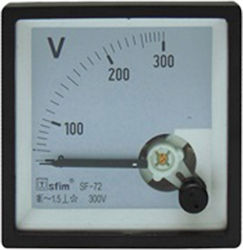 Ac 72x72 0-300V Sf-72 Sfm 72x72 0-300V Electric Panel Voltmeter