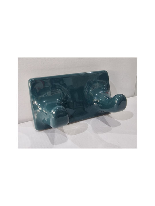 Vitruvit 42635420 Άγκιστρο Μπάνιου Διπλό με Βίδες ​16.5x9cm Ασημί