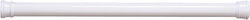 Telescopic Straight Shower Curtain Rod Metallic White 70-120cm