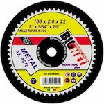 345A1802022 Disc de tăiere Metal 180mm 1buc