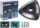Koopman Led Ηλιακό Φωτιστικό Δρόμου 3x5εκ.
