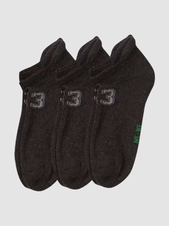 ME-WE Damen Socken Schwarz 3Pack
