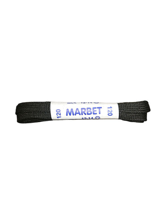 Marbet Shoelaces Black 2pcs 120cm