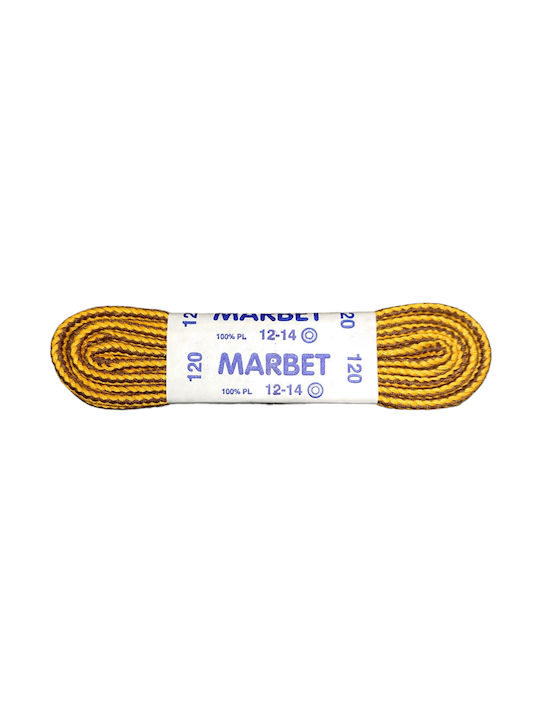 Marbet Shoelaces Hiking Yellow 2pcs 120cm