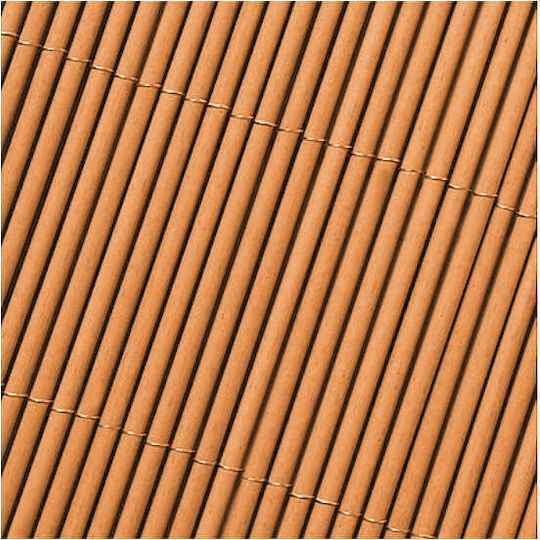 Indteak Bambuszaun Kunststoff mit Ganzes Schilf 1.5x3m 111651