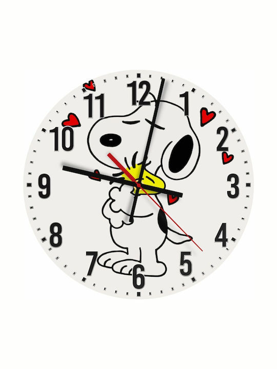 Koupakoupa Kinder Wanduhr Tiere Hölzernes 30εκ.