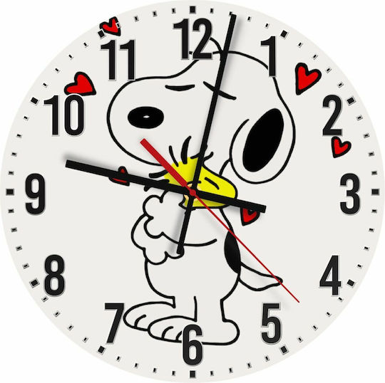 Koupakoupa Kinder Wanduhr Tiere Hölzernes 30εκ.
