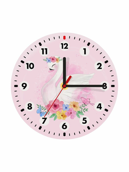 Kids Wooden Wall Clock 19cm