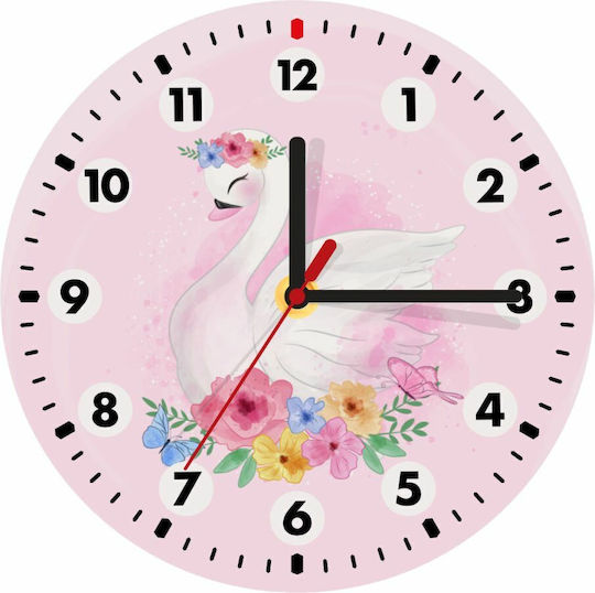 Koupakoupa Kinder Wanduhr Tiere Hölzernes 19εκ.