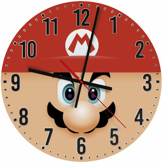 Koupakoupa Kids Wall Clock Gaming Wooden 30cm