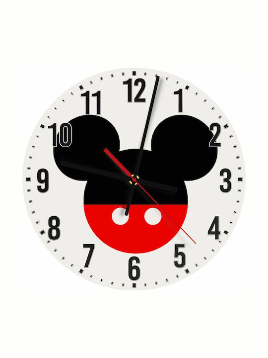 Koupakoupa Детски стенен часовник Mickey Дърво 30εκ.