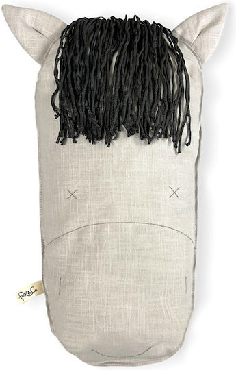 Kids Decorative Pillow Gray 25x45cm