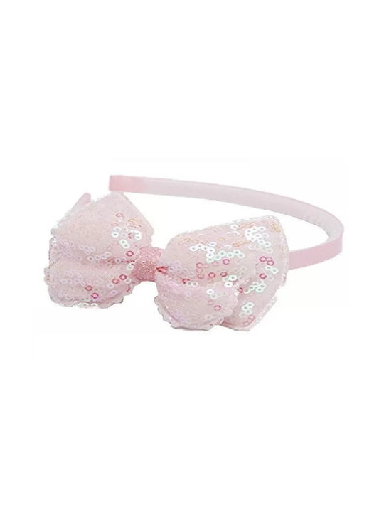 Pink Kids Headband with Bow