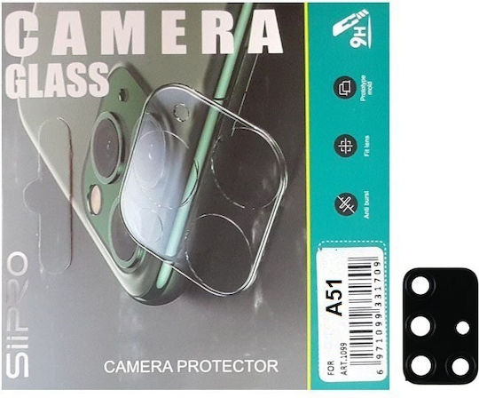 Camera Protection Tempered Glass Black for the Galaxy A51