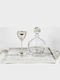 Best Man Set Crystal / Wooden 3pcs