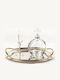 Set Naș Argint / Cristal Argintiu 3buc