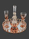 La Vista Wedding Carafe Set with Wine Glass made of Crystal Rose Gold 2pcs
