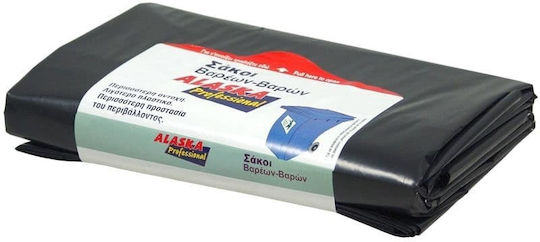 Săculeți de Gunoi Sacuri de gunoi rezistente pentru Moloz Capacitate 260lt 110x130cm 2x8buc Negre