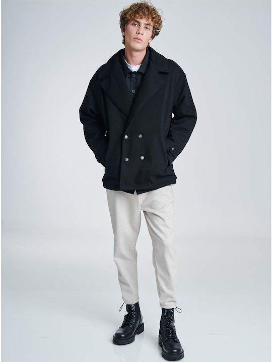 P/Coc Men's Peacoat Black