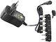 Minwa Universelles Netzadapter Einstellbare Spannung 3 bis 12V 0.6A mit Leistung 7.2W mit Steckerset (MW MA-06)
