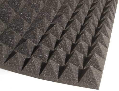 Isolfon Foaie Fonoabsorbantă (1buc) în Design Piramidă 100cm x 50cm x 65mm