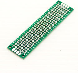 Pcb Prototype 2x8 Double Side Breadboard Πλακέτα Διπλής 'Όψης 180 θέσεων 80x20mm