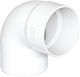 Drivasplast Γωνιακή σύνδεση σωλήνα PVC 75mm 1122